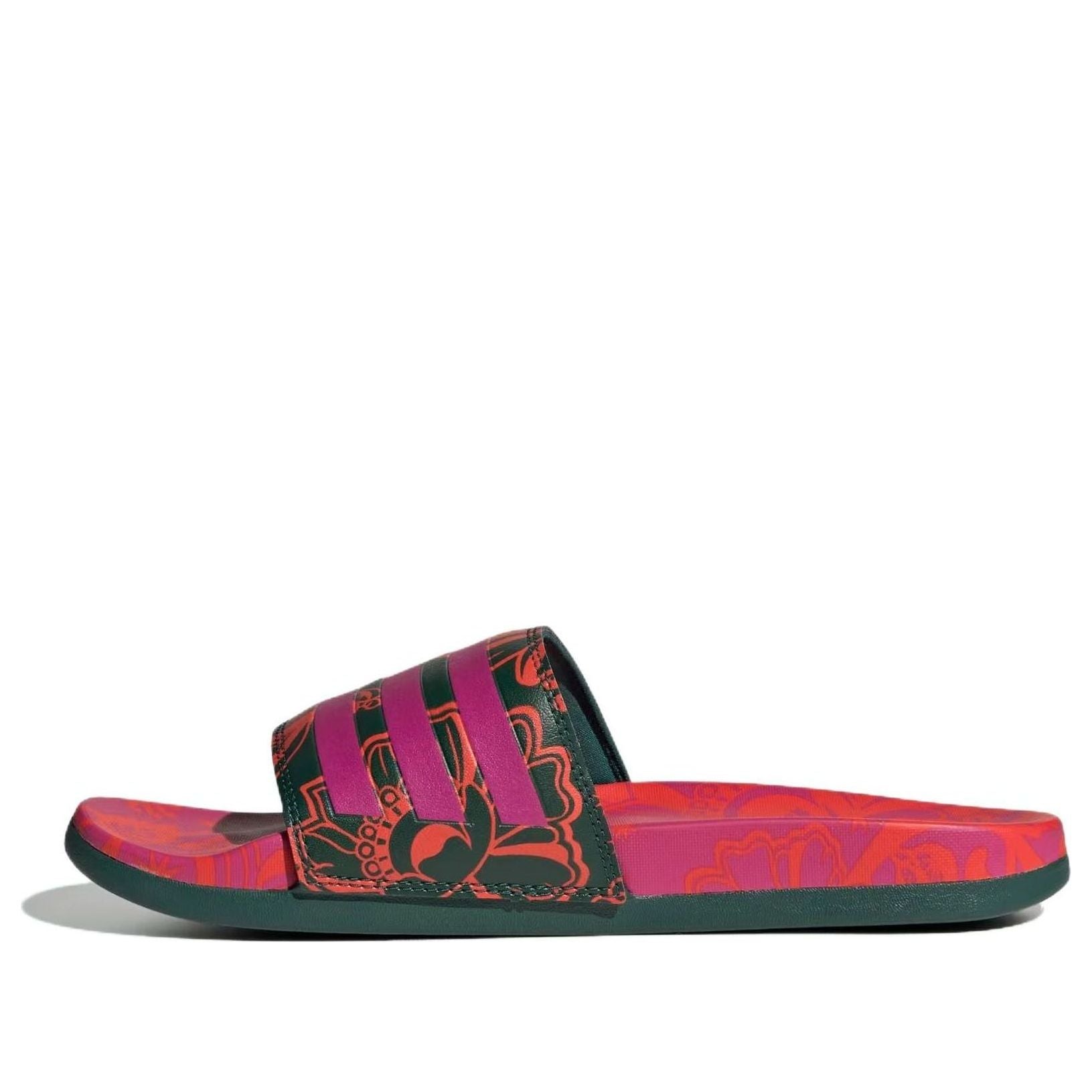 (WMNS) adidas Adilette Comfort Slide 'Floral - Bahia Magenta' IE4965