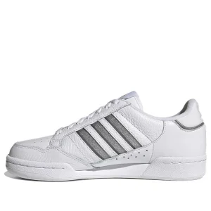 (WMNS) adidas Continental 80 Stripes 'White Silver Metallic' S42626