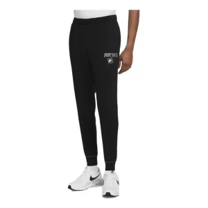 Nike Sportswear Just Do It French Terry Sweatpants 'Black' DD6242-010