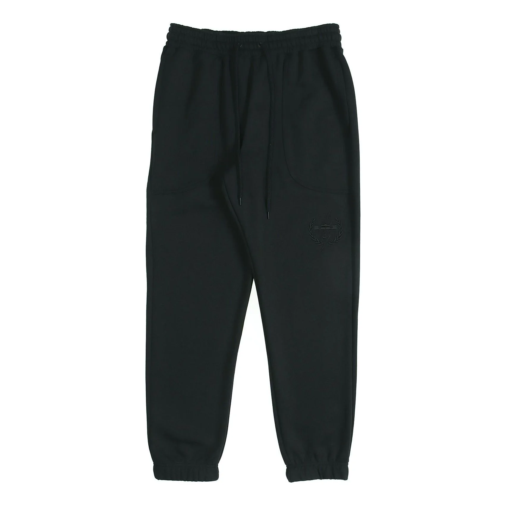 Nike LeBron velvet foot pants casual loose trousers Men Black CK6788-010
