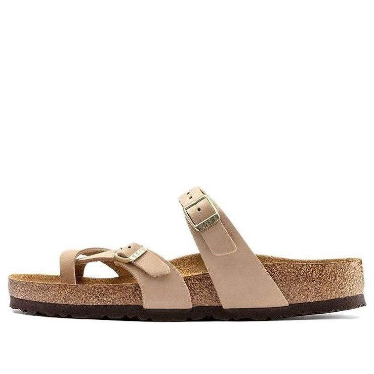 Birkenstock Mayari Soft Footbed Nubuck Leather Sandals 'Sandcastle' 1022223