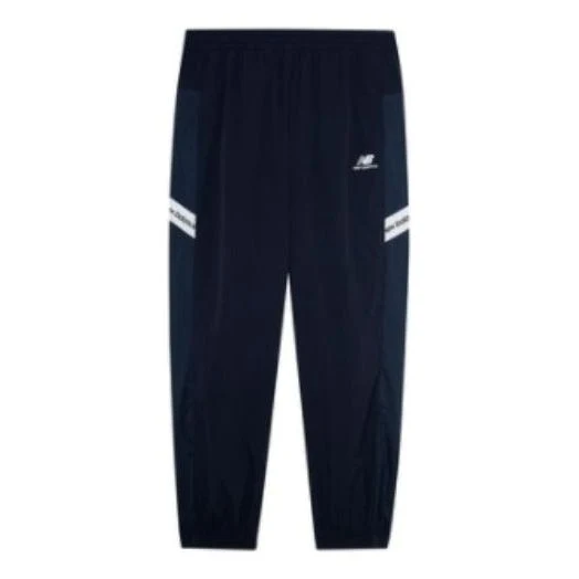New Balance Logo Fleece Striped Joggers Asia Sizing 'Navy White' 5TC2U553-NV