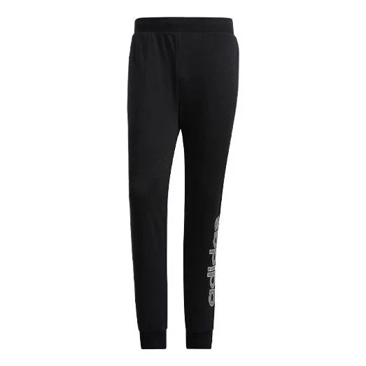 adidas neo M Ce Brnded Tp Casual Sports Elastic Waistband Bundle Feet Pants Black HD7065
