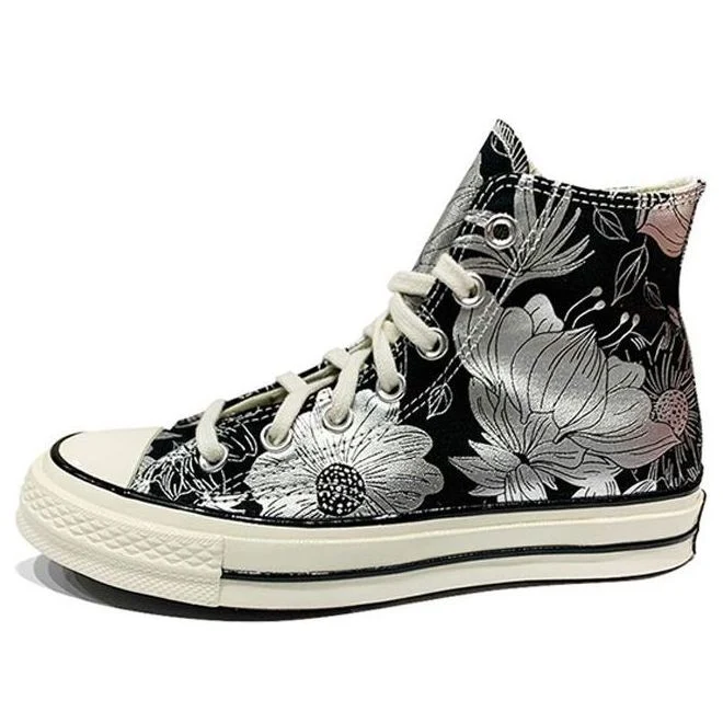 (WMNS) Converse Chuck 70 Hi 'Vintage Floral - Black Silver' 569236C