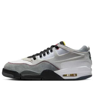 Air Jordan 4 RM Premium 'White Black Smoke Grey Fire Red' IB8052-100