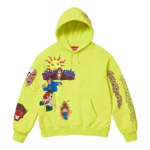 Supreme Sunrise Hooded Sweatshirt 'Yellow Multi-Color' SUP-FW23-042