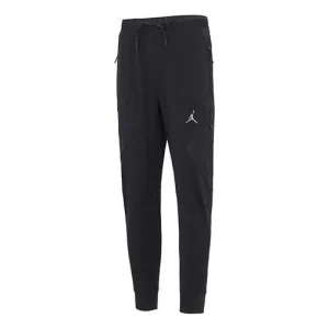 Men's Jordan As J Df Sprt Stmt Flc Pant Casual Breathable Sports Knit Long Pants/Trousers Black DJ0874-010