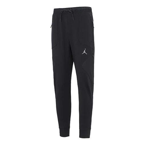 Men's Jordan As J Df Sprt Stmt Flc Pant Casual Breathable Sports Knit Long Pants/Trousers Black DJ0874-010
