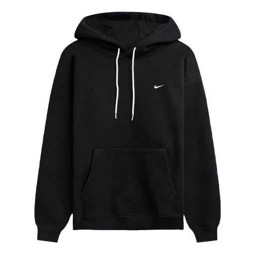 Nike Logo Loose Long Sleeves Pullover hooded Sports Black CV0552-010