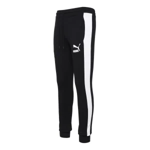 PUMA Iconic T7 Track Pants 'Black White' 597471-01
