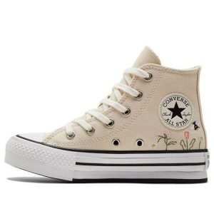 (PS) Converse Chuck Taylor All Star Lift Platform High PS 'Floral Embroidery - Natural Ivory' A01615C