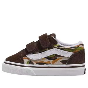 (TD) Vans Old Skool V Toddler 'Brown White' VN0009RCBF0