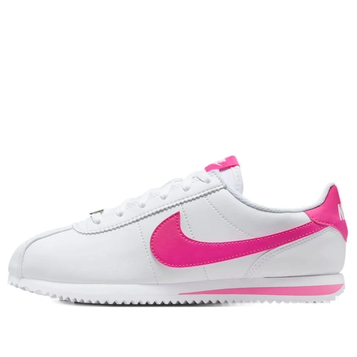 (GS) Nike Cortez 'White Laser Fuchsia' DM0950-104