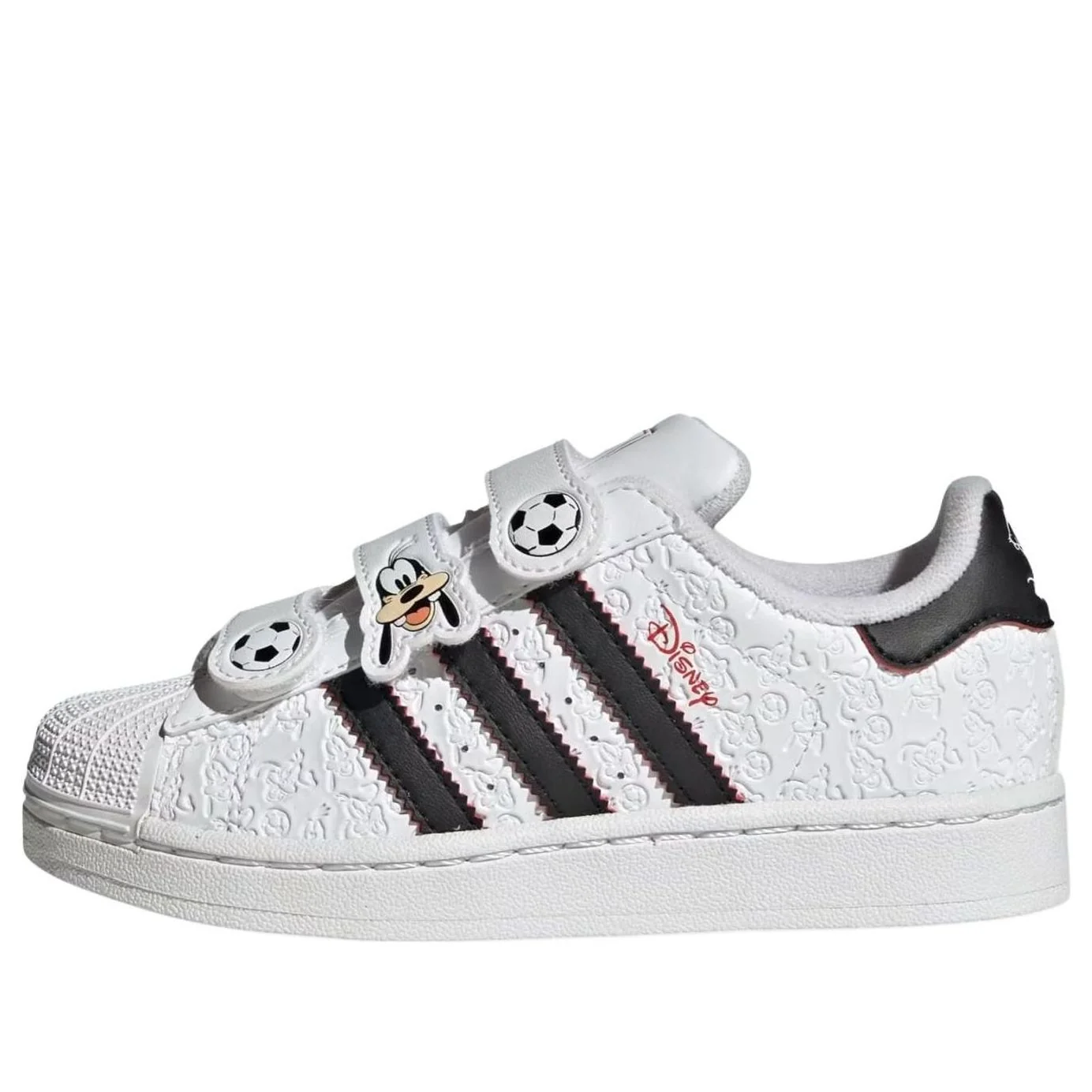 (PS) adidas x Disney Superstar II Comfort Closure 'White Black Red' IH4635