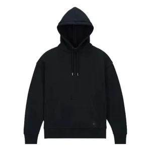 Converse Gold Standard Loose-Fit Pullover Hoodie Asia Sizing 'Black' 10025917-A01