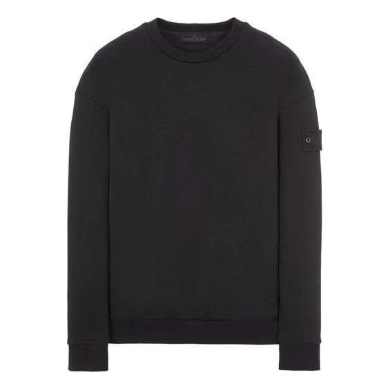 STONE ISLAND Ghost Crewneck Sweatshirt 'Black' 7715633F3-V0029