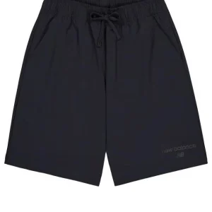 New Balance Logo Woven Shorts Asia Sizing 'Black' AMS41521-BK