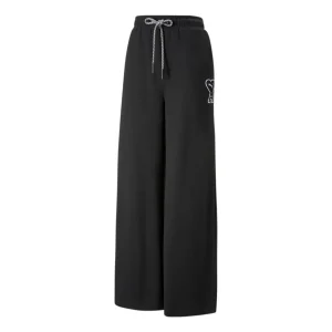 (WMNS) PUMA x AMI Logo Trousers 'Black' 535999-01