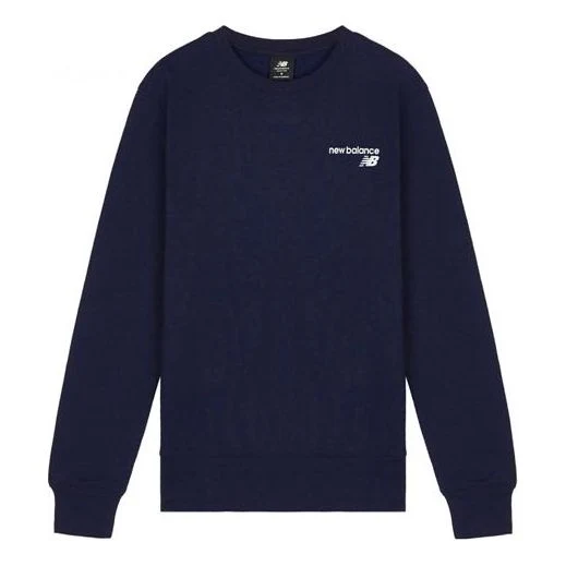 New Balance Classic Core Sweatshirt Asia Sizing 'Navy White' MT03911-PGM