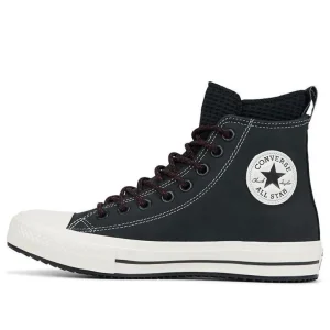 Converse Chuck Taylor All Star High Nubuck Boot 'Black' 166607C
