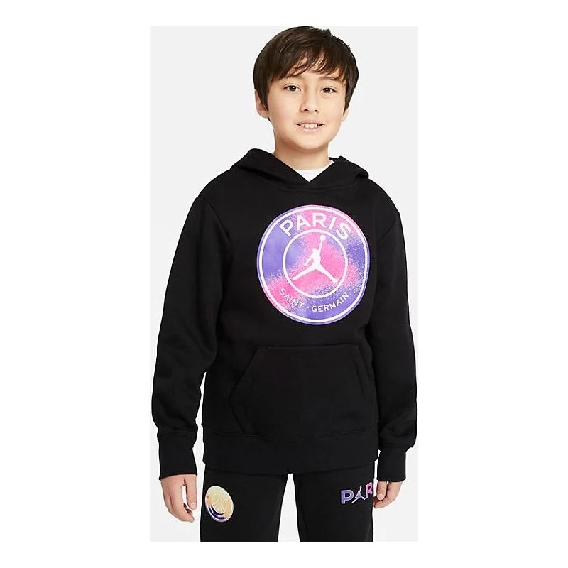 (GS) Nike PARIS-SAINT GERMAIN PULLOVER Hoodie Black DJ3777-010