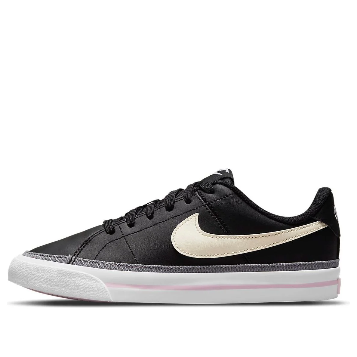 (GS) Nike Court Legacy SE 'Black Pink Foam Cashmere' DC3959-001