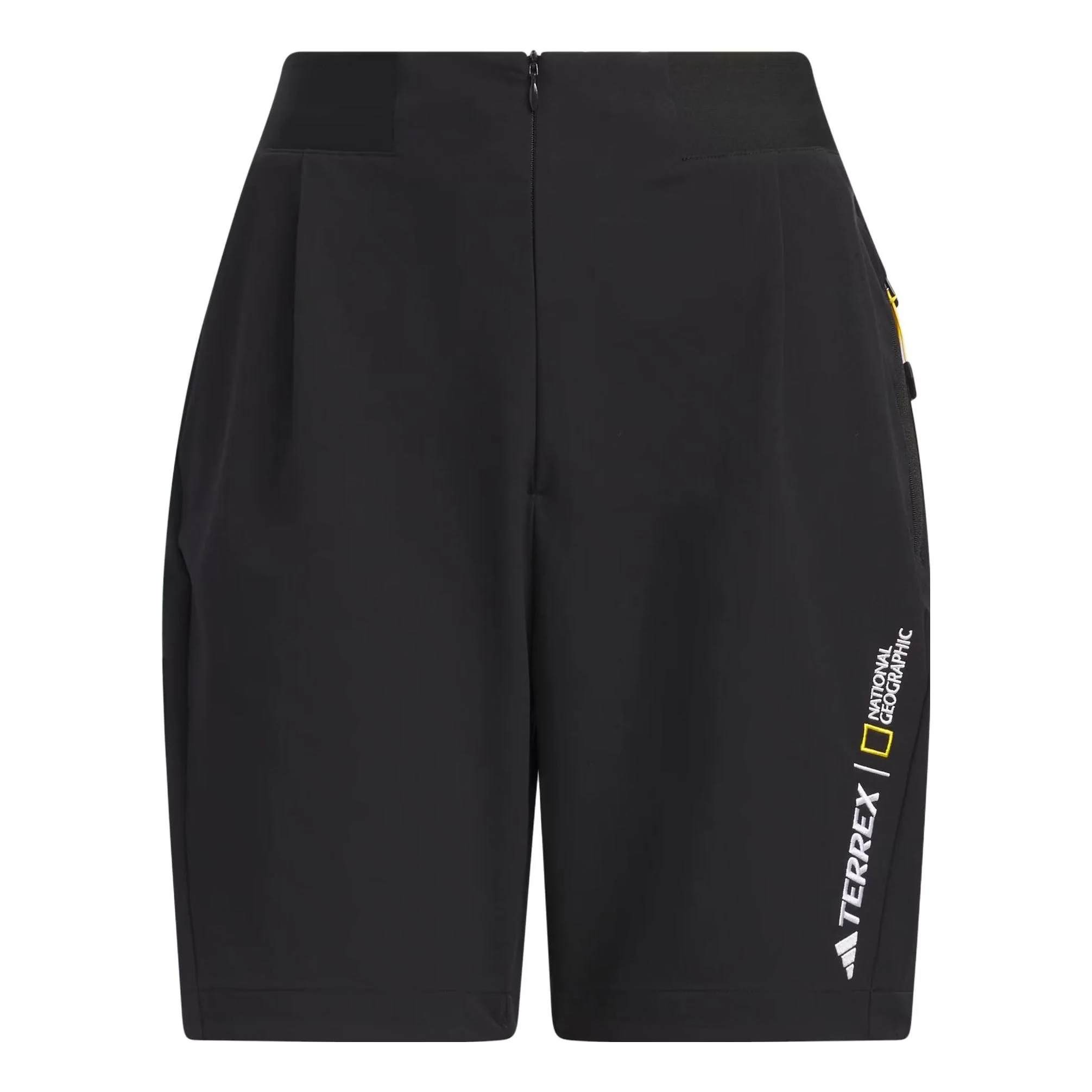 (WMNS) adidas National Geographic Shorts Asia Sizing 'Black' HY4696