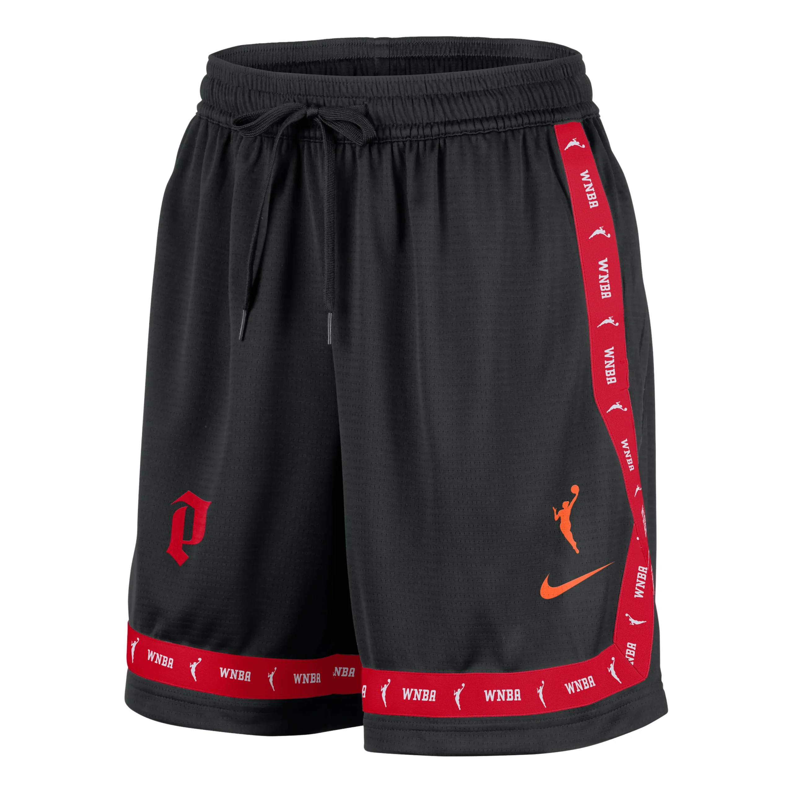 (WMNS) Nike WNBA Portland Fire Crossover Shorts 'Black Brilliant Orange' IQ3673-010