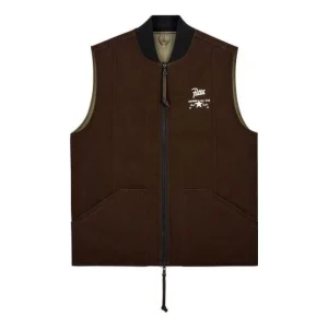 Converse x Patta Four-Leaf Clover Utility Reversible Padded Vest Asia Sizing 'Java' 10024665-A01