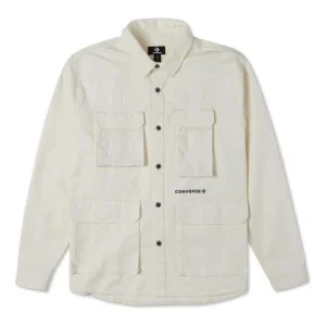 Converse Cozy Utility Woven Shirt Asia Sizing 'Egret' 10025053-A01