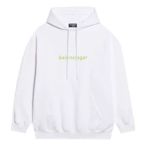 Balenciaga Balenciaga Copyright Logo Print Medium Fit Hoodie 'White' 578135TIV559152