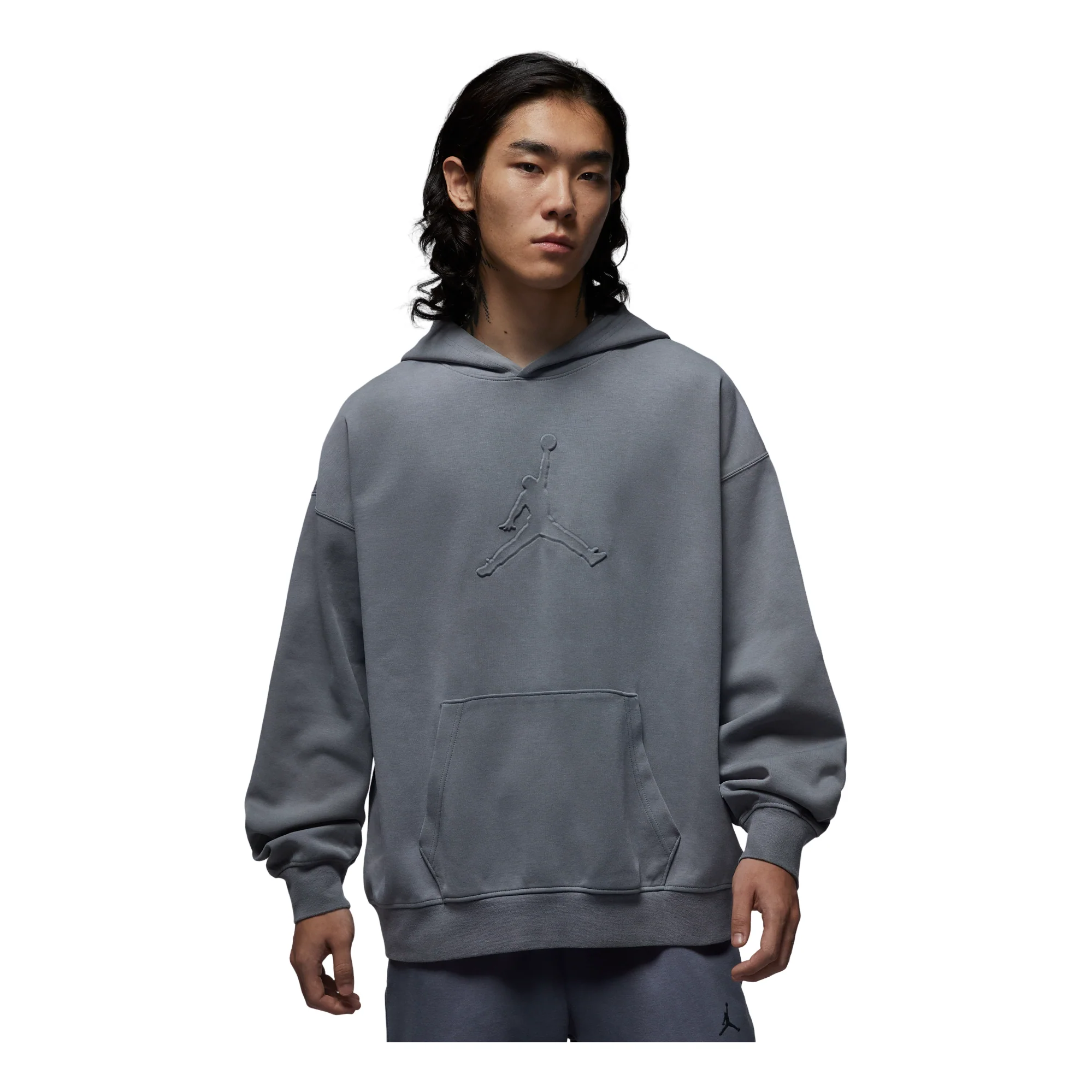 Air Jordan Tatum Hoop Fleece Dri-Fit Pullover Hoodie 'Smoke Grey' IH0615-084