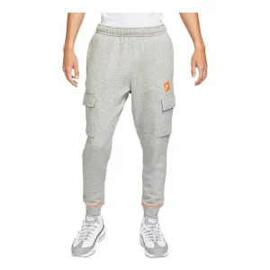 Nike Sportswear Just Do It Fleece Cargo Pants 'Dark Heather Grey' DD6268-063