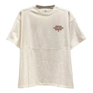 Converse Word Chevron Logo T-Shirt Asia Sizing 'Beige' 10025852-A02