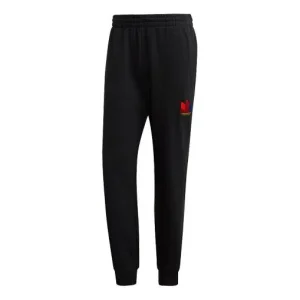 adidas originals 3d Tref Swtpant Bundle Feet Casual Sports Long Pants Black GE0806