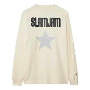 Converse x Slam Jam Cooperation Funds Printing Swea White 10022285-A01