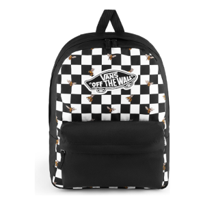 Vans Realm Bee Checkerboard Backpack 'Black White' VN0A3UI6YZT