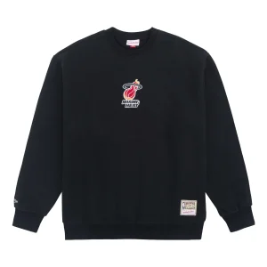 Mitchell & Ness x NBA Miami Heat Sweatshirt 'Black' MNJYFWHD23092009