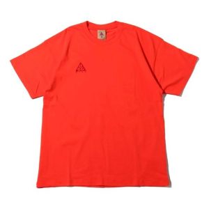 Nike x ACG Small Logo Casual Short Sleeve Red BQ7343-634