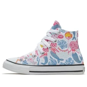 (GS) Converse Chuck Taylor All Star High 'White Multicolor' 668093C