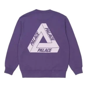 Palace FW21 Slub Crew 'Purple' P21CS071