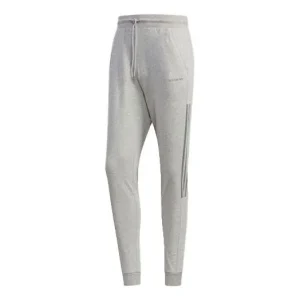adidas neo Stripe Casual Bundle Feet Sports Long Pants Gray FK9931