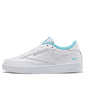 (WMNS) Reebok Club C 85 'White Neon Blue' FV1096