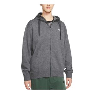 Nike Sportswear Club Fleece Full-Zip Hoodie 'Dark grey' BV2646-071