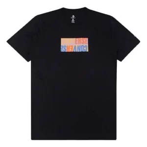 Converse Reverse Box Tee Asia Sizing 'Black' 10008541-A05