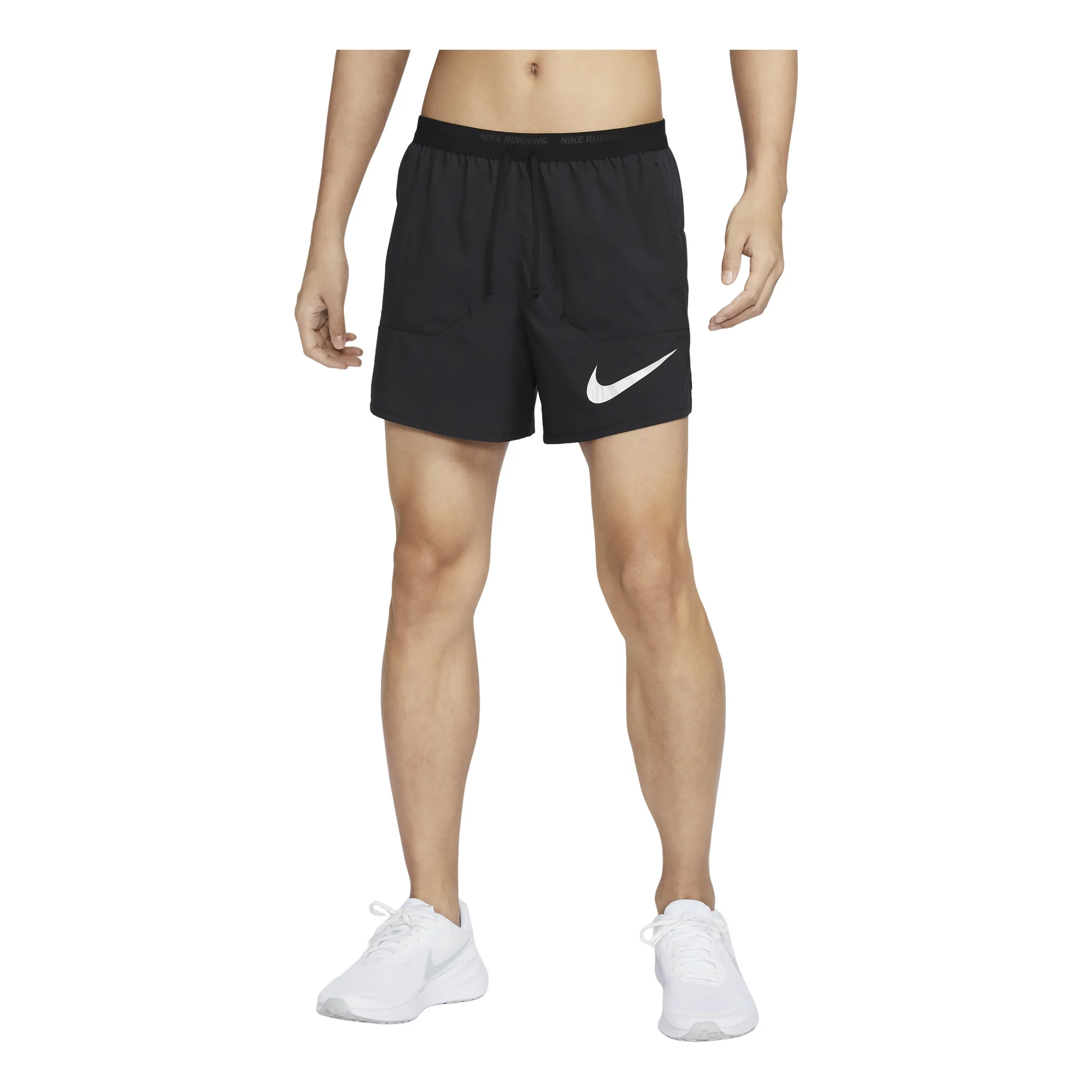 Nike Flex Stride Run Energy 5inch Brief-Lined Running Shorts Asia Sizing 'Black White' FN4001-010