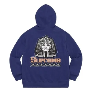 Supreme Pharaoh Studded Hoodie 'Blue White Black' SUP-FW20-020