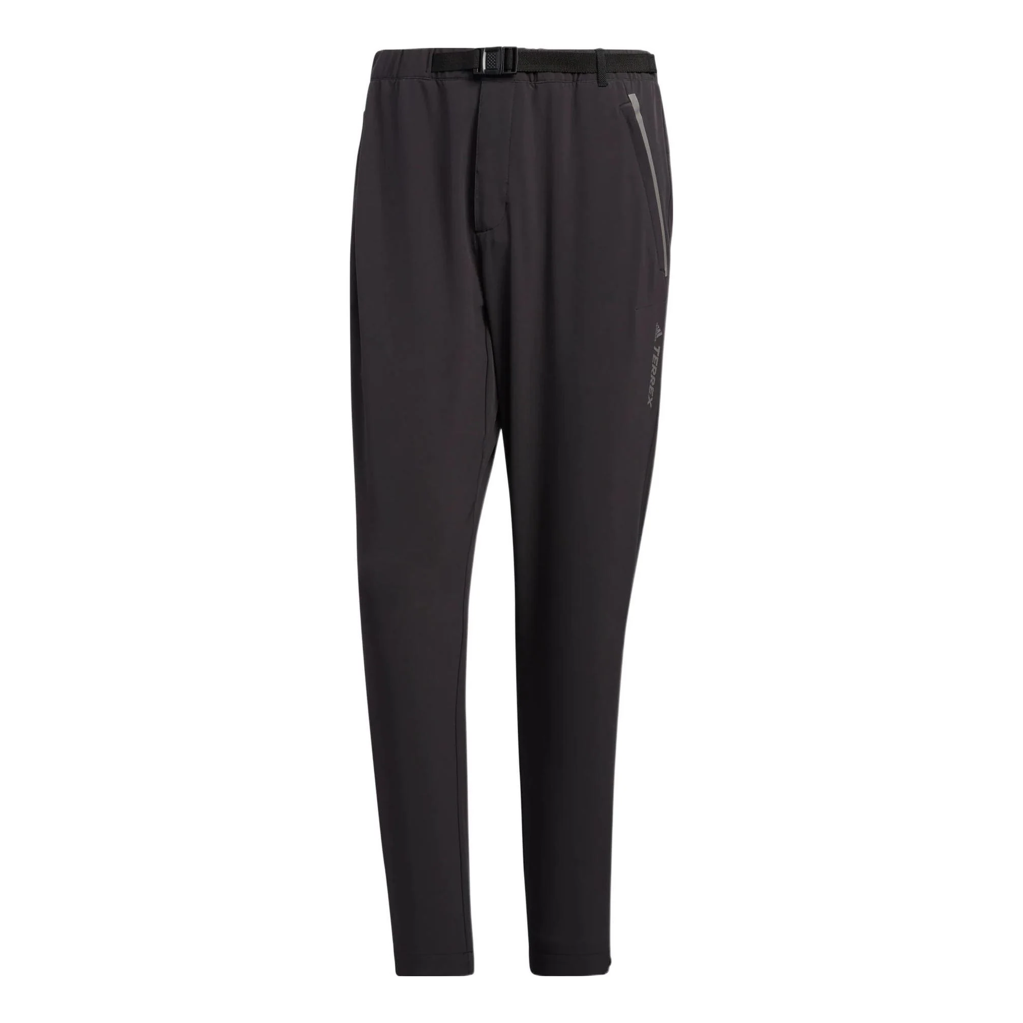 Men's adidas Terrex TX Stretch Pa Logo Printing Outdoor Sports Pants/Trousers/Joggers Black HS6805