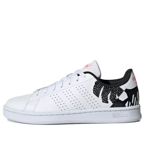 (WMNS) adidas Advantage 'White Black' EH1112