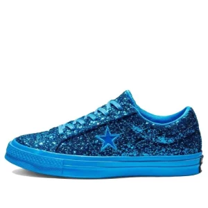 Converse One Star Shoes Blue 162619C